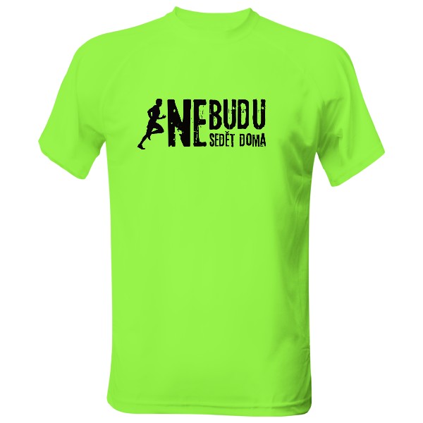 Pánske funčné tričko s potlačou Běžec v neděli