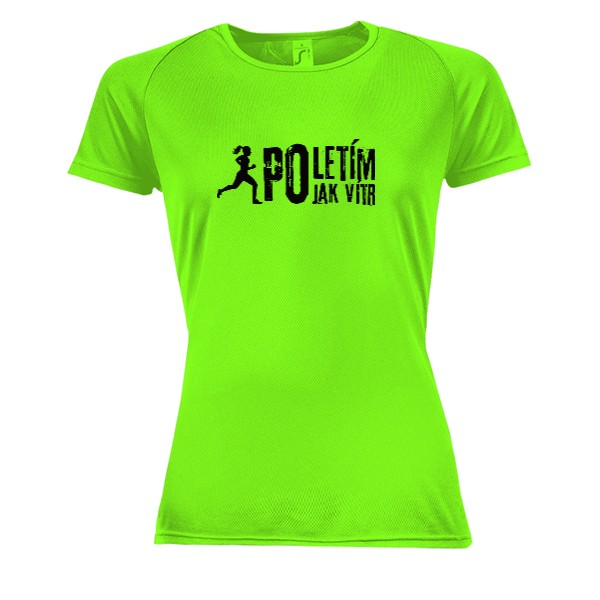 Dámske funčné tričko s potlačou Běžkyně v pondělí