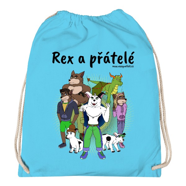 Vak na záda s potiskem Rex a přátelé - celá parta